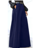Weite Hose Damen Palazzo | Hoher Bund & Elegante Weite – Marineblau