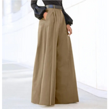 Weite Hose Damen Palazzo | Hoher Bund & Elegante Weite – Beige