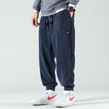 Weite Jogginghose Herren | Elastischer Bund & Cleanes Bündchen-Finish – Dunkelblau