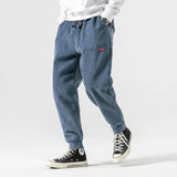 Weite Jogginghose Herren | Elastischer Bund & Cleanes Bündchen-Finish – Blau