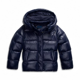 Winterjacke Damen | Feste Kapuze & Windschutz – Dunkelblau