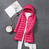Winterjacke Damen | Steppjacke Damen | Lang geschnitten: mehr Wärmegefühl & Schutz – Rosa
