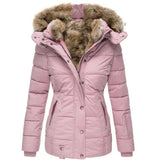 Winterjacke Damen Regular Fit – Rosa