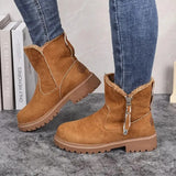 Winterstiefel Damen | Profilsohle für starken Grip | Damen Winterboots – Braun