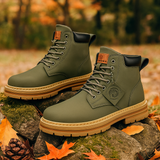 Winterstiefel Herren | Trekkingschuhe für Herren | Rutschfeste Profilsohle für sicheren Halt – Grün