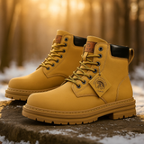 Winterstiefel Herren | Trekkingschuhe für Herren | Rutschfeste Profilsohle für sicheren Halt – Braun