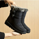 Winterstiefel Mit Hohem Schaft - Sara – Schwarz