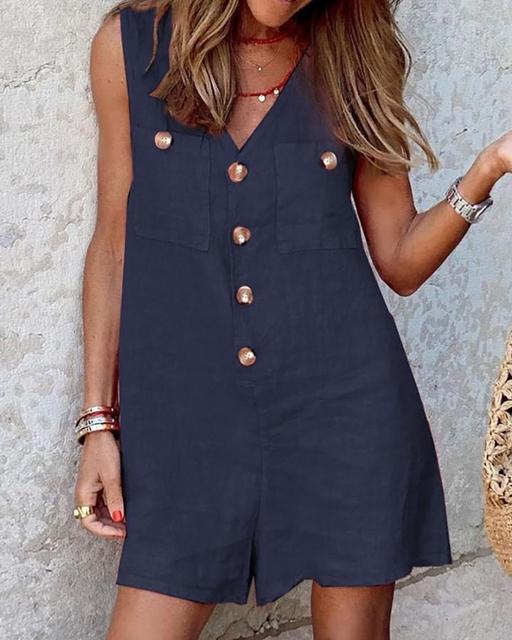 Emily - Jumpsuit mit Knopfleiste