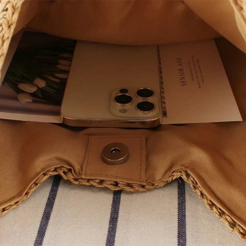 Große Strandtasche Damen – Veganleder, wasserdicht & sanddicht