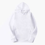 Peter | Herren Klassischer Pullover Hoodie im Casual-Stil – Weiß