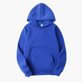 Peter | Herren Klassischer Pullover Hoodie im Casual-Stil – Blau