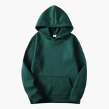 Peter | Herren Klassischer Pullover Hoodie im Casual-Stil – Grün