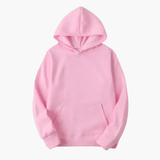 Peter | Herren Klassischer Pullover Hoodie im Casual-Stil – Rosa