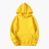 Peter | Herren Klassischer Pullover Hoodie im Casual-Stil – Gelb