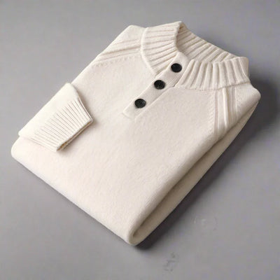 Herren Strickpullover aus Merino Wolle - Warm & Elegant