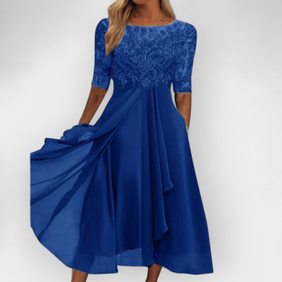 Elegantes Damen Midi-Kleid