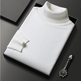 Armin | Herren Lässiger Rollkragenpullover für den Frühling – Weiß