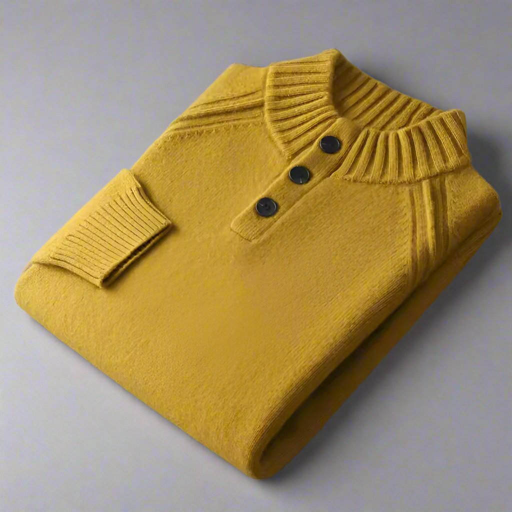Herren Strickpullover aus Merino Wolle - Warm & Elegant