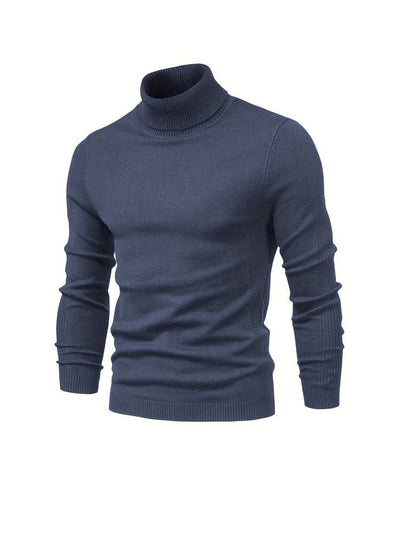 Hochwertiger Herren Rollkragenpullover | Slim Fit | Weiche Merinowolle