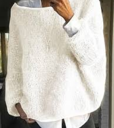 Damen Oversize Strickpullover | Weich & Kuschelig