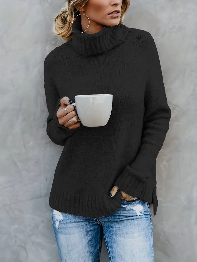 Damen Rollkragenpullover - Elegant & Warm
