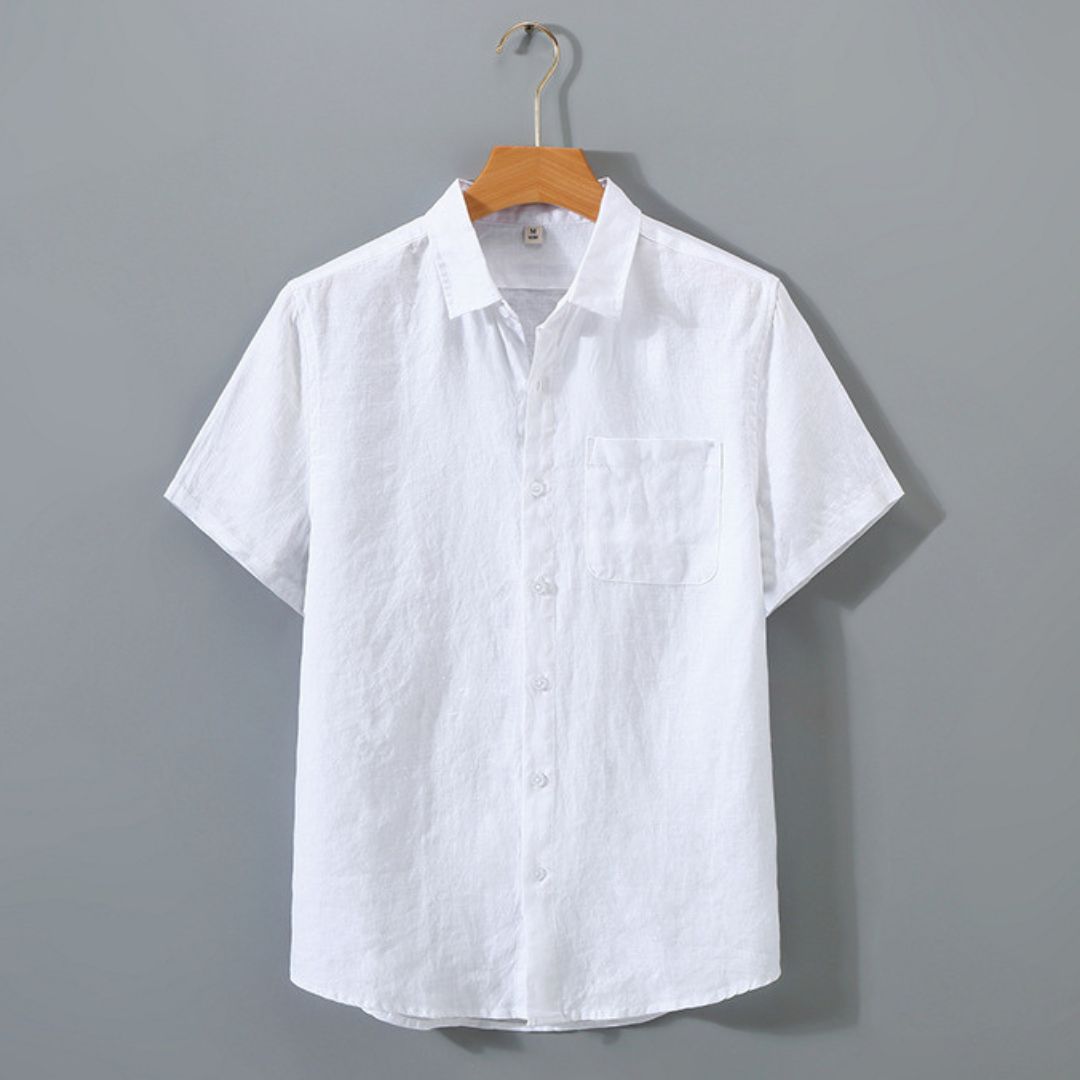 Lockeres Leinen Herren Hemd