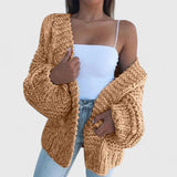 Johanna | Entspannter Und Stilvoller Strickjacke Für Damen – Braun