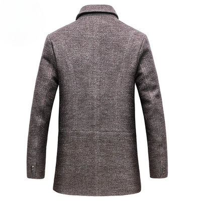 Herren Wollmantel Klassisch - Elegante Wintermode mit Innenfutter