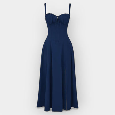 Elegantes Damen Korsett-Kleid Midi