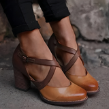Antonela - Elegante Damenschuhe mit hohen Absätzen – Braun