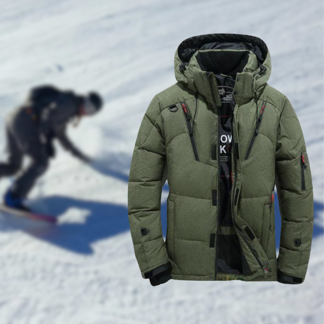 Herren Winterparka mit abnehmbarer Kapuze - Wasserdicht & Wärmend