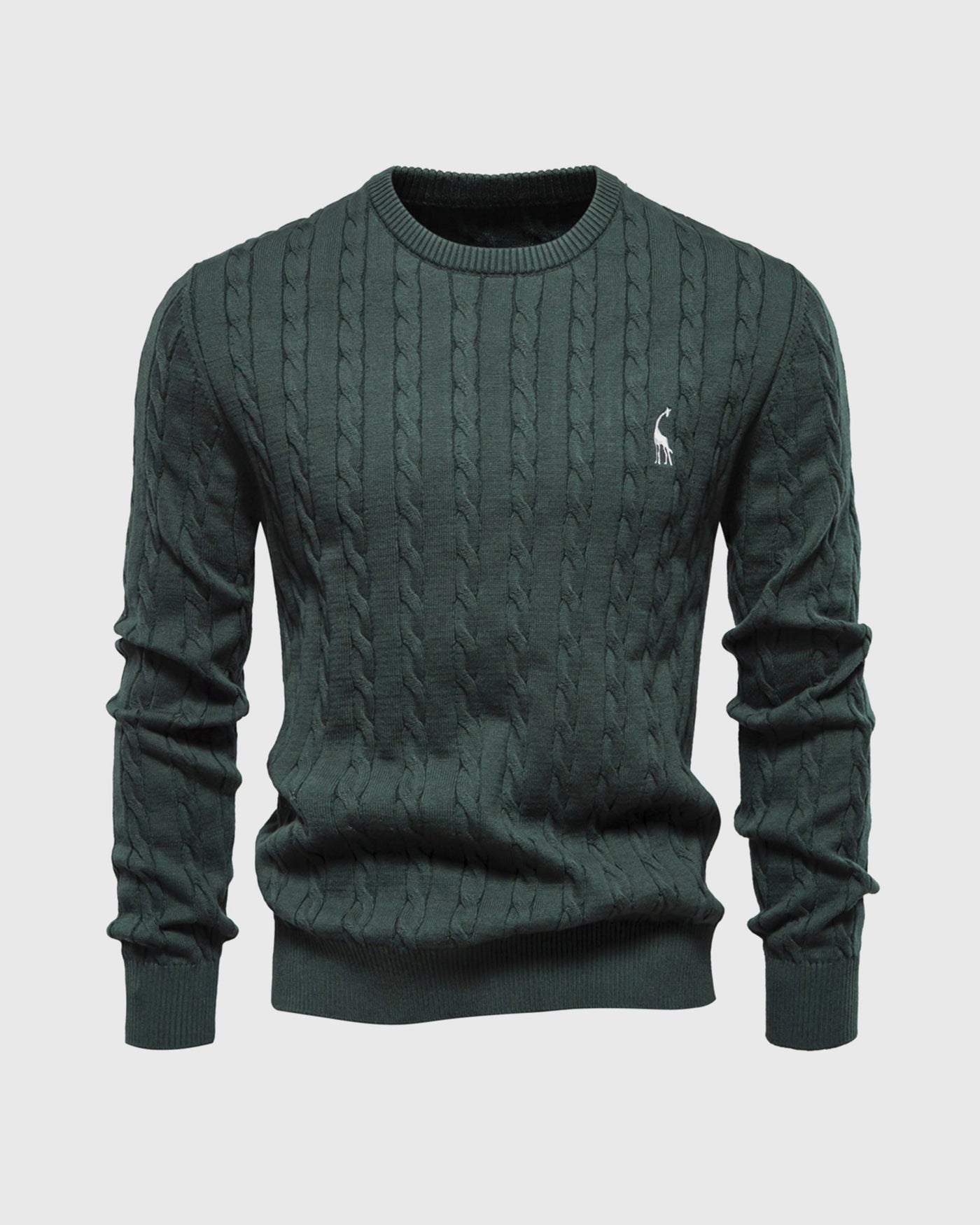 Zopfmuster Pullover für stilvolle Herren