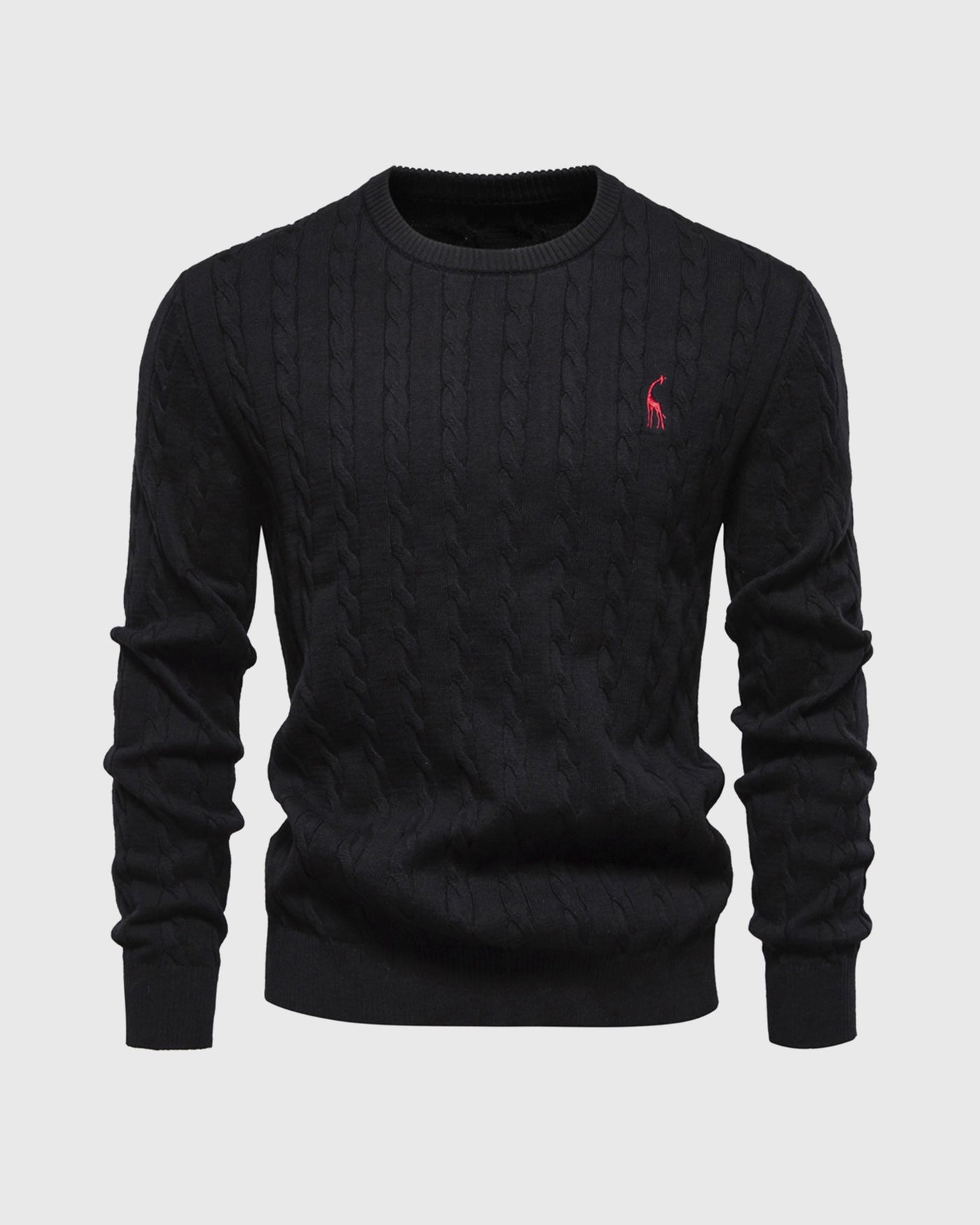 Zopfmuster Pullover für stilvolle Herren