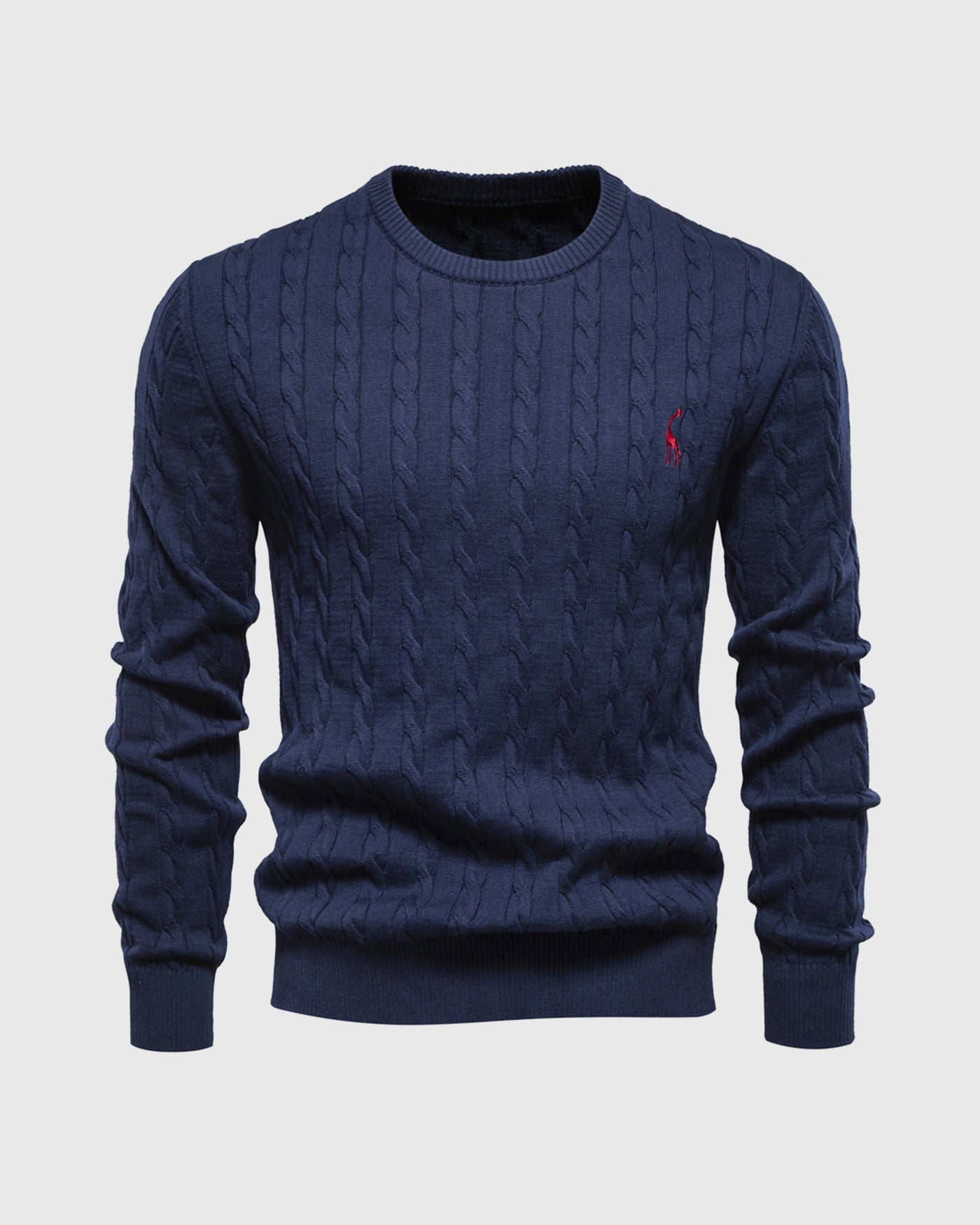Zopfmuster Pullover für stilvolle Herren