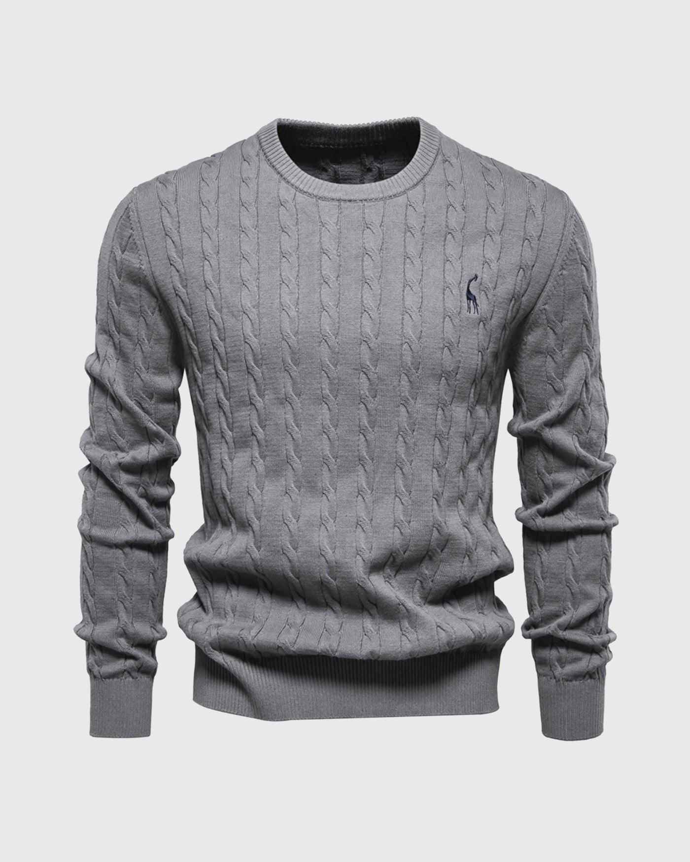 Zopfmuster Pullover für stilvolle Herren