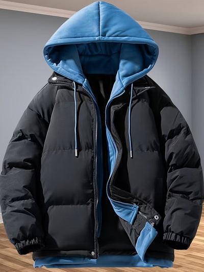 Lässige 2-in-1 Verdickte Thermo Winterjacke für Herren | Ideal für den Winter