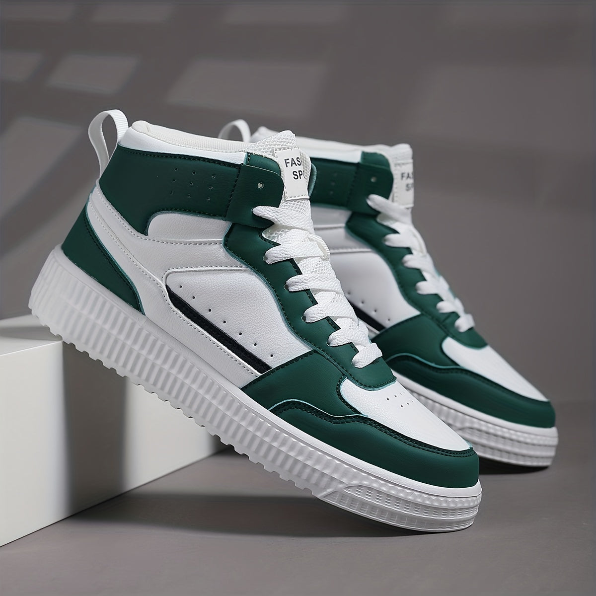 Herren Stilvolle High-Top-Skate-Schuhe mit Gutem Grip | Ideal für das tägliche Tragen