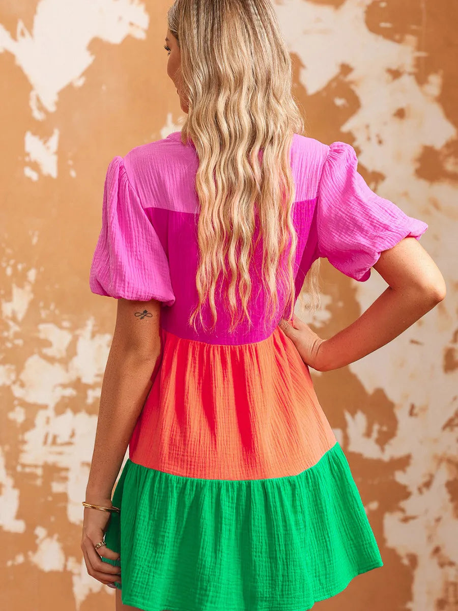 Daisy - Schickes Kleid mit kurzen Ärmeln