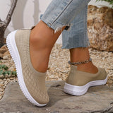 Orthopädische Slip-On-Sneaker für Damen – Abricot