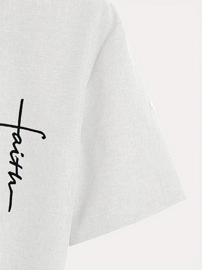 Elliott – Elegantes Kurzarm Hemd Mit Stehkragen