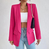 Karolin | Müheloser Stil Und Komfort Blazer – Rose Rot