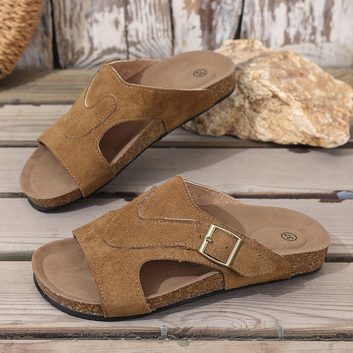 Lidiya - Stilvolle Rutschfeste Sandalen Mit Riemchen
