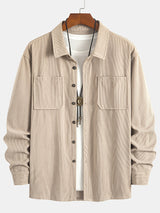 Halewick - Hochwertige Utility-Hemdjacke – Khaki