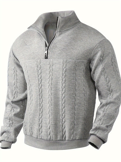 Caleb – Vintage Reißverschluss Pullover