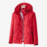 Marlene | Wasserdichte Jacke für zuverlässigen Wetterschutz – Rot