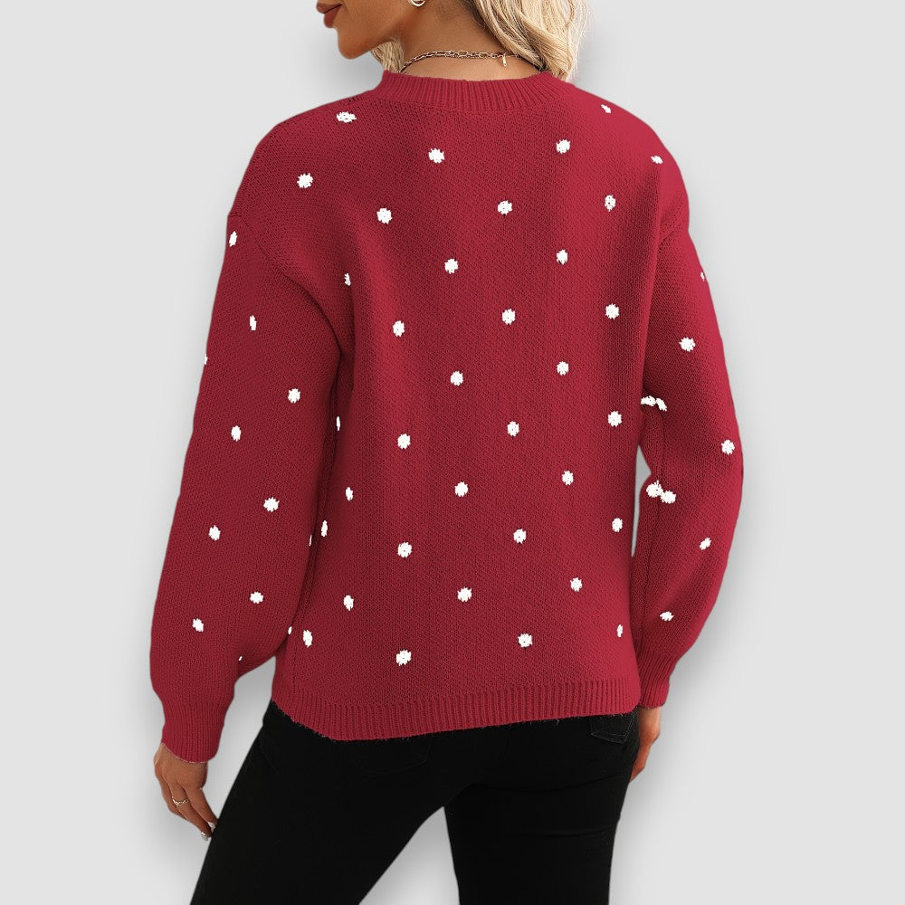 Tina | Polka Dot Pullover