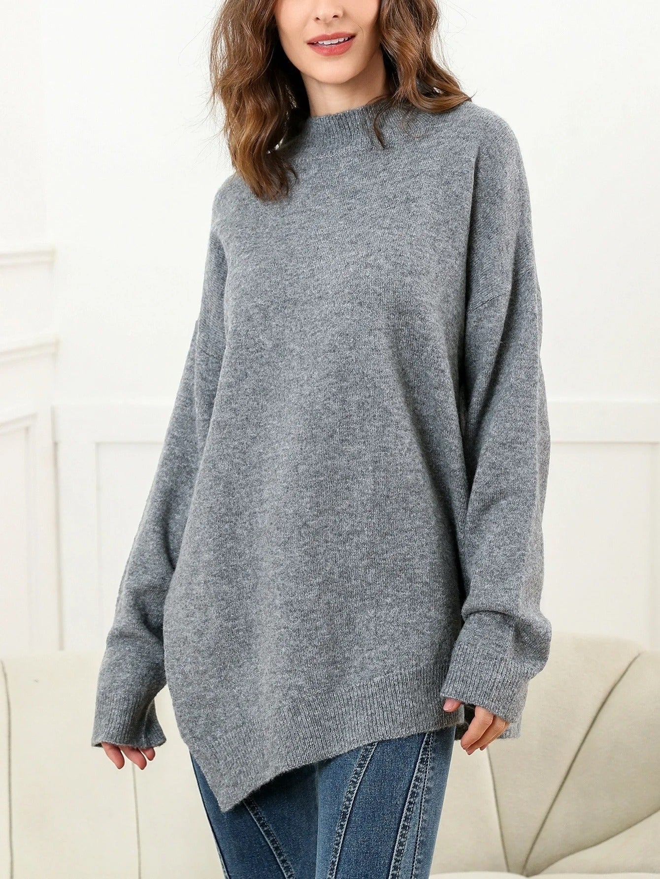 Daniela® | Eleganter Pullover mit Seitenschlitzen