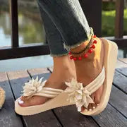 Sophia - Chic Floral Damen Flip-Flops