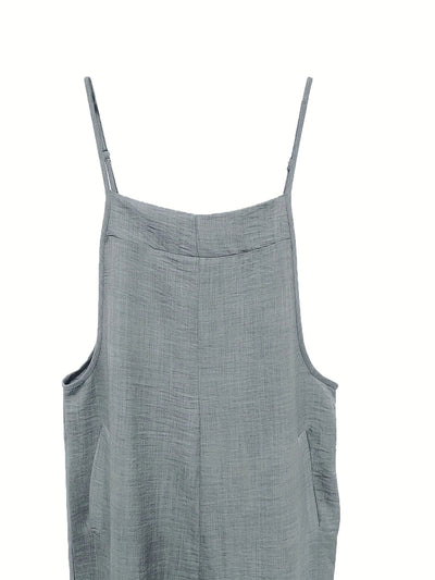 Annia – Lässige Latzhose Mit Weiten Beinen Und Taschen