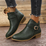 Theresa | Stilvolle Und Elegante Chelsea Stiefeletten – Grün